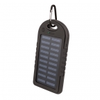 Batterie de secours rechargeable 5000mAh - Solaire - Noir - Setty