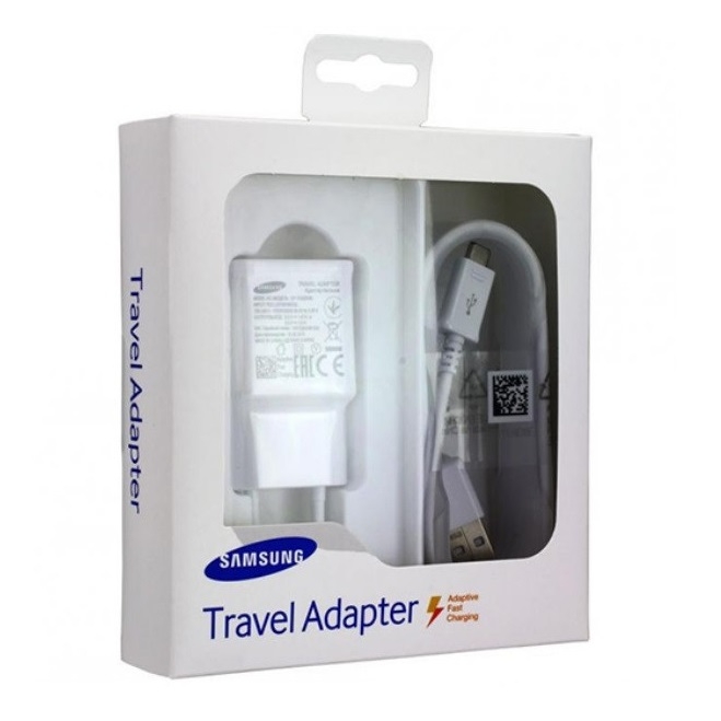 Chargeur Secteur USB 2A Samsung Adaptive Fast Charging EP-TA20EWE Blanc 