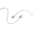 Flexible Cable charge and sync - Type C to Type C - 1m 60W - White - Forever