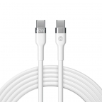 Câble de Charge Rapide Flexible - USB-C vers USB-C - 1m 60W - Blanc - Forever