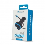 Car Charger 2xUSB 3A + Cable Micro USB - CC-02 - Forever