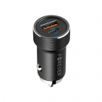 Adaptateur chargeur auto 1xUSB 1xType C - 20W - Forever