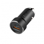 Adaptateur chargeur auto 1xUSB 1xType C - 20W - Forever