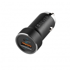 Car charger adapter 1xUSB 1xType C - 20W - Forever