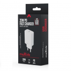Adaptateur chargeur secteur rapide 1xType C - 20W - Maxlife