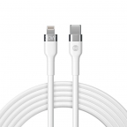 Câble de Charge Rapide Flexible - USB-C vers Lightning - 2m 20W - Blanc - Forever