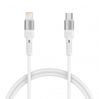 Ultra Fast USB data cable charge and sync - Type C to Lightning - 1,5m 20W - White - Core