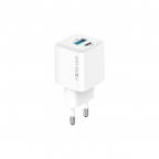 Adaptateur chargeur secteur 1xUSB-C 1xUSB - GaN PD QC TC-08 - 30W - Forever