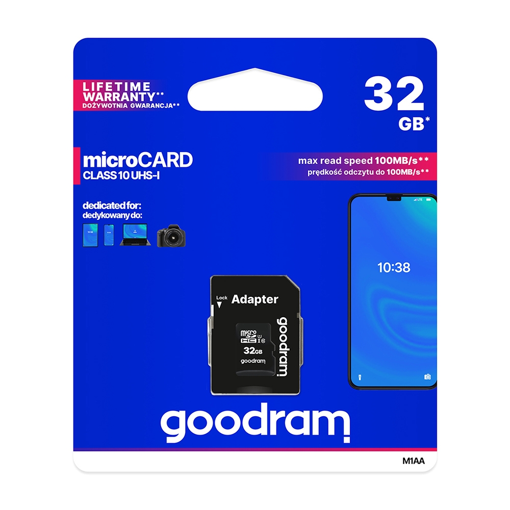 Carte Mémoire Micro-SD 32Go class 10