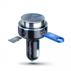 Bluetooth FM Transmitter handsfree and car charger 2xUSB 1xUSB-C 20w - TR-360 - Forever
