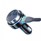 Bluetooth FM Transmitter handsfree and car charger 2xUSB 1xUSB-C 20w - TR-360 - Forever