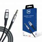 Câble auxiliaire USB-C - Jack 3,5 mm - 3mk