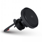 Support voiture Magsafe fixation grilles et chargeur sans fil 15W - Car MagCharger - 3mk