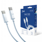 Câble USB-C/USB-C 100w 2m - Hyper Cable - 3mk