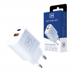 Chargeur Secteur 1xUSB 1xUSB-C 20W - Hyper Charger - 3mk
