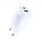 Chargeur Secteur 1xUSB 1xUSB-C 20W - Hyper Charger - 3mk