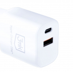 Chargeur Secteur 1xUSB 1xUSB-C 20W - Hyper Charger - 3mk