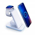Chargeur sans fil 3 en 1 15w - Hyper Wireless Charger - 3mk