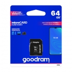 Carte mémoire Micro SDXC 64GB - UHS1 Class 10 - GoodRam