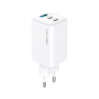 Adaptateur chargeur secteur 2xUSB-C 1xUSB - PD QC TC-08 - 65W - Forever