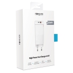 Ultra Fast wall charger adapter  1xType C + 1xUSB QC3.0 - 65W - Forever