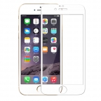 Apple iPhone 6 Plus - Protection écran intégrale en verre trempé - Blanc - Phonit