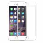 Apple iPhone 6 Plus - Full Cover Tempered Glass Screen Protector - White - Phonit
