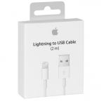 Apple câble data USB et charge Lightning iPhone 5/6/7/8/X - MD819ZM/A 2M - Packaging Original