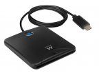 Lecteur de cartes EID smart card reader - USB-C - Ewent