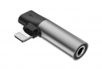 Charge and audio adapter Lightning to Lightning and jack 3,5 mm - Baseus