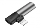 Adaptateur charge et audio - Lightning vers lightning et jack 3,5 mm - Baseus