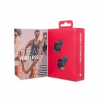 Wireless Stereo Bluetooth Earphones - TWE-100 - Black - Forever