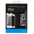 Apple iPhone 6 Plus - Full Cover Tempered Glass Screen Protector - White - Phonit