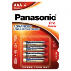 Alkalne battery - 4x AAA 1.5V - Panasonic