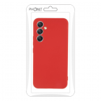 Samsung Galaxy S24 - Housse silicone souple - Rouge - Phonit