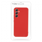 Samsung Galaxy S24 Plus - Housse silicone souple - Rouge - Phonit