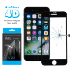 Apple iPhone 8 Plus - Protection écran intégrale en verre trempé Noir - AirGlass 4D - Phonit