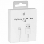 Apple câble data USB et charge Lightning iPhone X/12/13 - MXLY2ZM/A 1M - Packaging Original