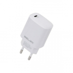 Adaptateur chargeur secteur ultra rapide 1xType C - 20W - Blanc - Beline