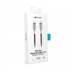 Ultra Fast USB data cable charge and sync - Type C to Type C - 1.5m 3A 60W - Black - Forever