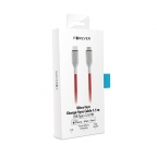 Ultra Fast data cable charge and sync - Type C to Lightning MFI - 1.5m 2.4A - Red - Forever
