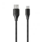 Câble de Charge et Synchro Rapide - Micro USB/Android - 1.5m 3A - Noir - Forever