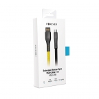 Extreme USB data cable charge and sync - Micro USB/Android - 1m 3A - Black/Yellow - Forever