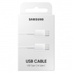 Samsung Câble data et charge Type C / Type C 5A 1.8m - Blanc - EP-DX510JWE - Packaging Original