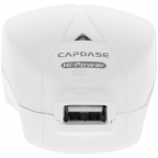 Adaptateur chargeur secteur voyage - 1x USB 2.1A - Capdase