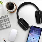Wireless bluetooth headset - Mussio - BTH-505 - Black - Forever