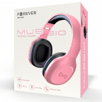 Casque stéréo Bluetooth - Mussio - BTH-505 - Rose - Forever
