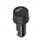 Ultra fast car charger adapter 1xType C + 1xUSB - 45W - Forever Cuivre