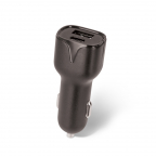 Adaptateur chargeur auto 1xUSB-C + 1xUSB 2.4A - Setty