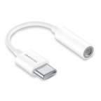 Adaptateur Type C vers jack 3,5 mm - CM20 - Blanc - Packaging Original 